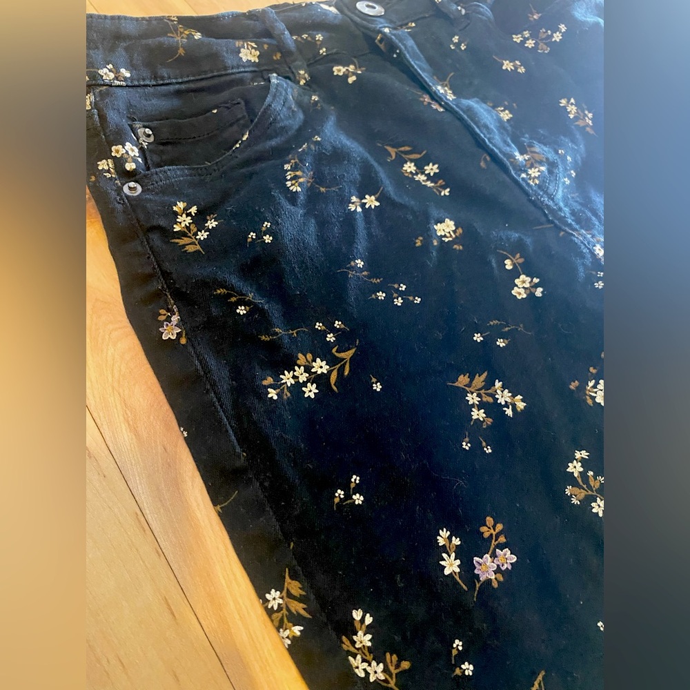 2010s H&M Floral Jeans